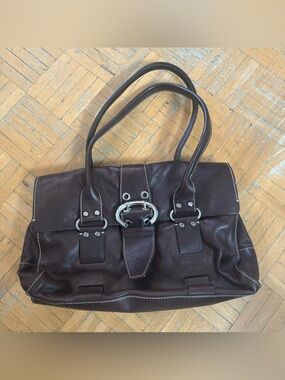 Francesco Biasia Brown leather purse